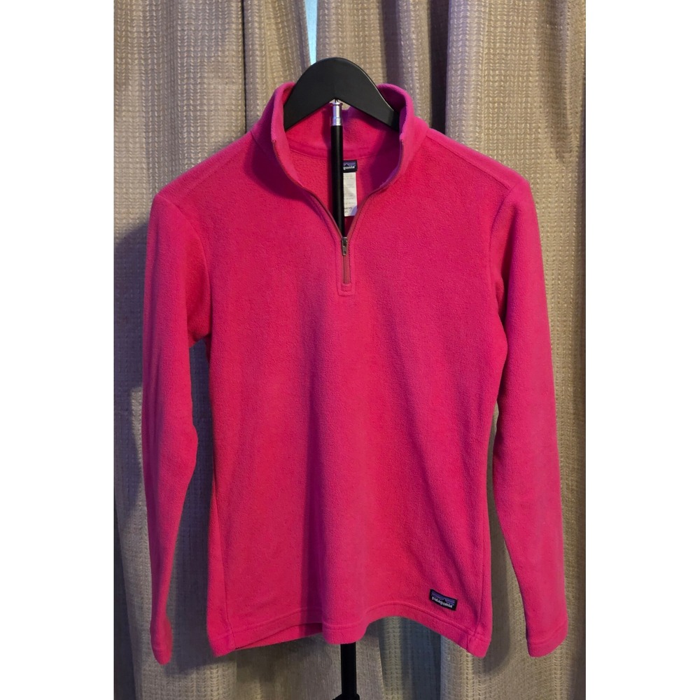 Patagonia Micro D Quarter Zip Pullover Women's Size XS Pink